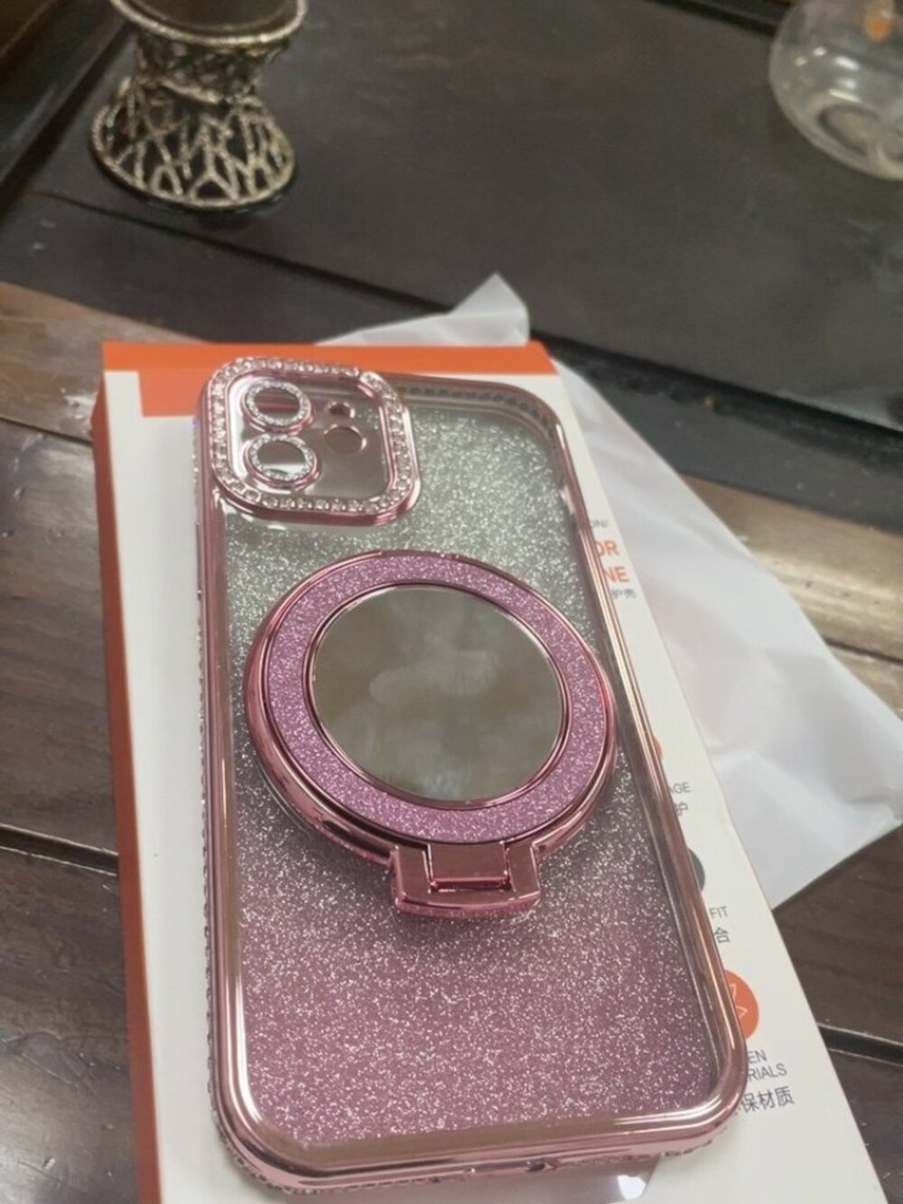 Glam Pink Glitter Case